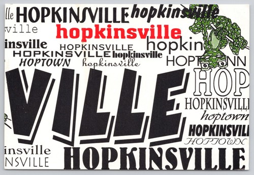 Cartolina hopkinsville - cartolina,