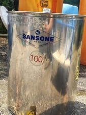 CONTENITORI acciaio inox 18/10 per olio e 2 tini per vino olio