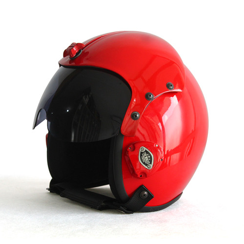 Casco rosso liscio hgu - casco, hgu-33