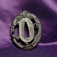 Spada giapponese Tsuba Dragon