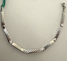 BRACCIALE Uomo ORO BIANCO 18