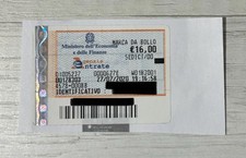 Marca da Bollo 16 euro 27