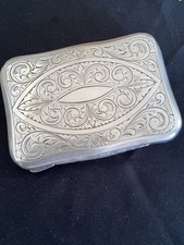 Portasigarette in Argento 800 Primi 900 Provenienza Inghilterra 