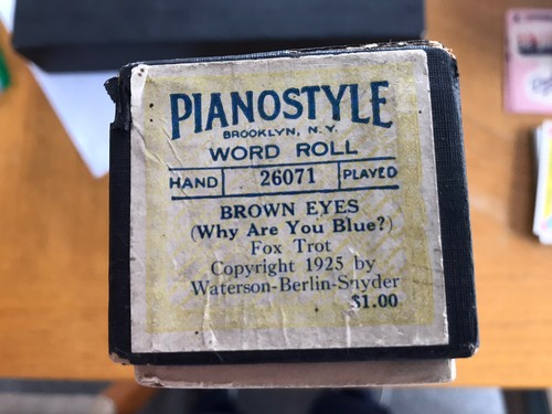 Rotolo pianoforte originale - rotolo,