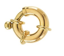 Anello a molla jumbo oro