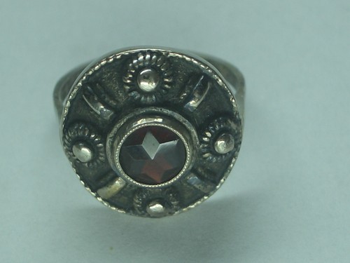 Anello granato 835 - in,
