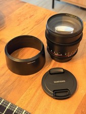Obiettivo Samyang MF 85mm T
