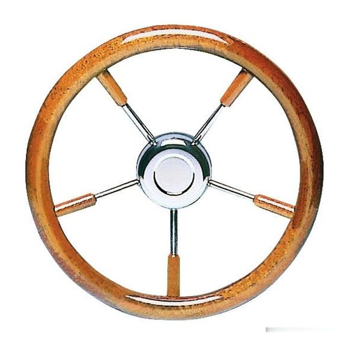 Volante inox mogano - volante, 400