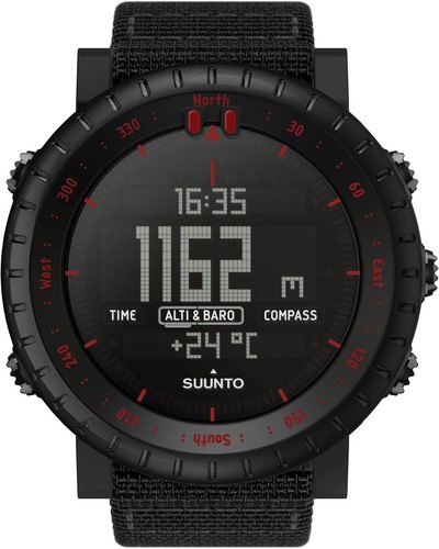 Suunto core black - suunto, red
