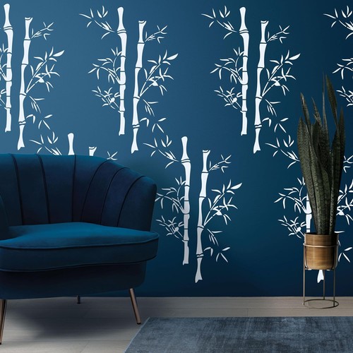 Bastoncini bambù stencil - di,