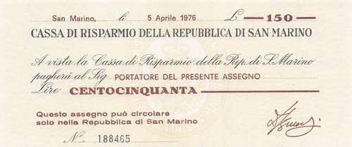Repubblica san marino 150 lire - 150,