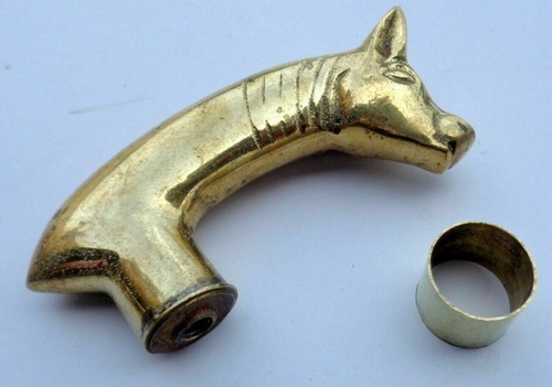 Antico manico ottone pig - manico,