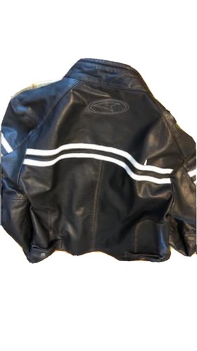 Giacca moto pelle - pelle, axo