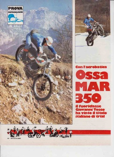 Advertising test moto ossa - advertising, mar