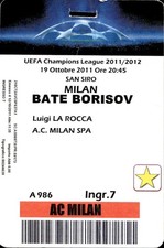 Biglietto stadio UEFA