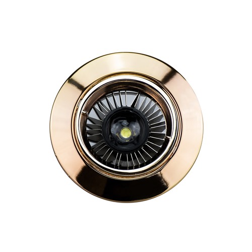 Faretto incasso spot oro gu10 - faretto,
