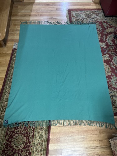 Coperta vintage verde acqua