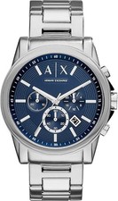 Armani Exchange Orologio da uomo Movimento cronografico al quarzo 45mm in acciai
