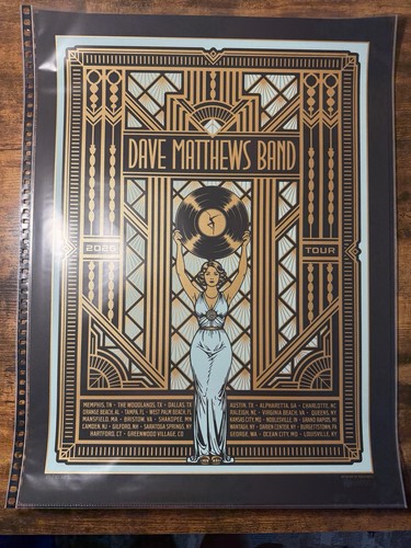 Poster tour dave matthews band - dave,