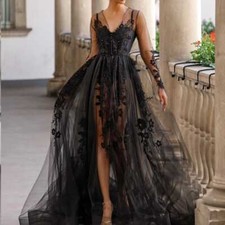 Fairy Side Slit Wedding Dress