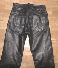 Jeans In Pelle Stretto /