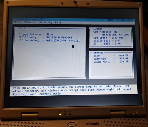 Laptop vintage olidata - vintage,
