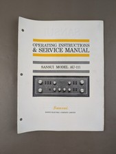 Sansui model 111 manuale di - model,