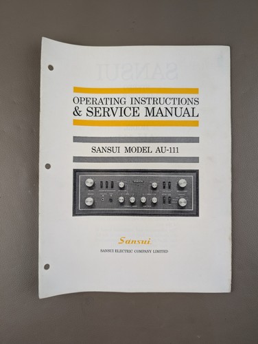 Sansui model 111 - model, di