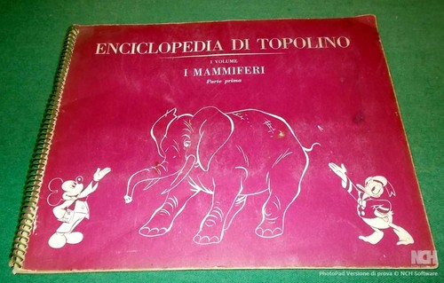 Album enciclopedia topolino - enciclopedia, di