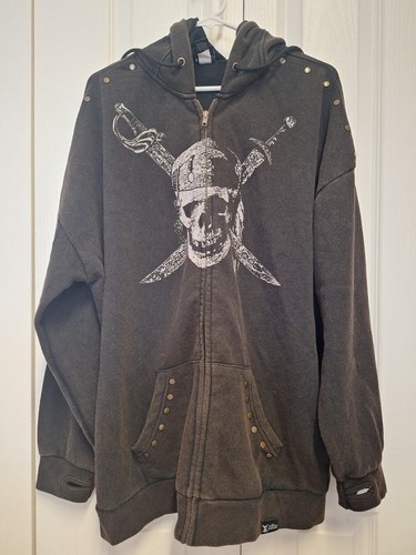 Felpa con cappuccio pirati - con,