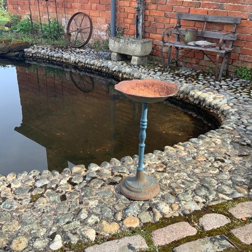 Antico bagno per - uccellini, in
