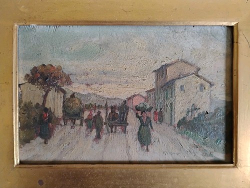 Quadro dipinto olio 800 - olio,, '800