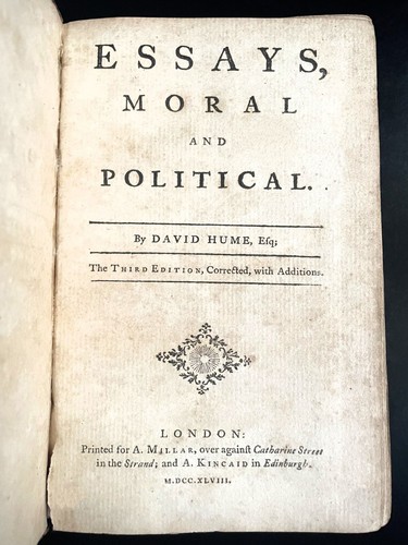 David hume essays - essays,