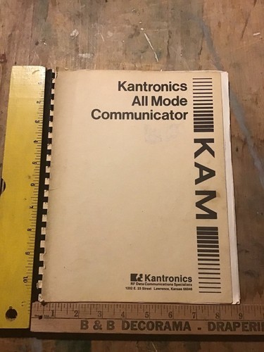 Manuale kantronics all mode - manuale,