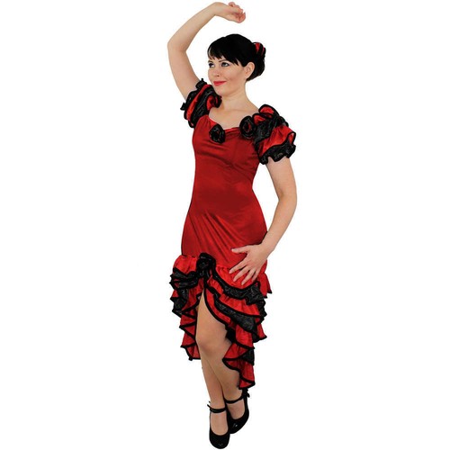 Costume donna rosso rumba - donna,