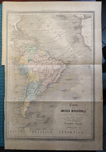Antica mappa america merid - antica,
