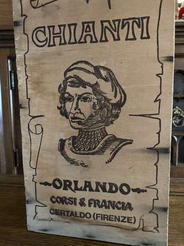 Vecchia scatola vino - , chianti