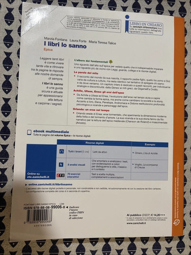 Libri sanno epica - i, per