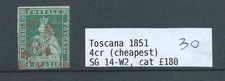 TOSCANA 1851 4cr CATTO USATO