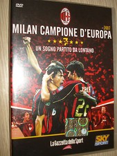DVD N°1 UN SOGNO PARTITO DA LONTANO MILAN CAMPIONE D'EUROPA 2007 SKY SPORT