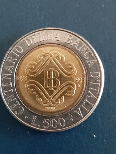 Moneta rep 1993 500 lire - moneta,