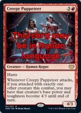 MTG CREEPY PUPPETEER EXC -