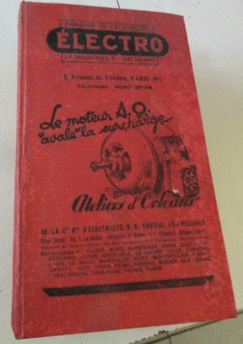 1932 annuaire electro