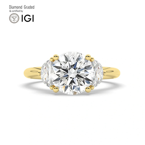 Anello trilogy diamante - trilogy,