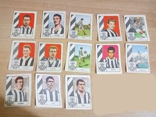 SERIE DI 13  FIGURINE "NANNINA GOL 1960 - 61  JUVENTUS  " PICCOLE