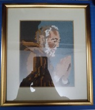 Quadro Di Padre Pio Da Pietrelcina Con Cornice Dorata