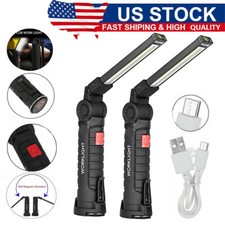 2PCS Torcia LED Magnetica COB