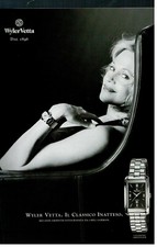 PUBBLICITA  VINTAGE ORIGINALE DEL 2000  -OROLOGI WYLER VETTA BY MELANIE GRIFFITH