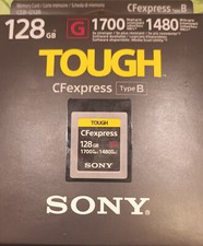 Sony TOUGH 128GB CEB-G Series CFexpress Type B Memory Card CEBG128/J