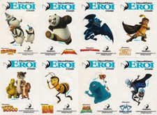 sticker e tatuaggi fuori raccolta Eroi DreamWorks, Esselunga a scelta